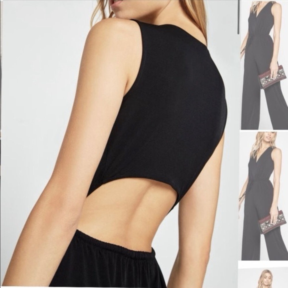 BCBGeneration Open Back Jumpsuit Romper